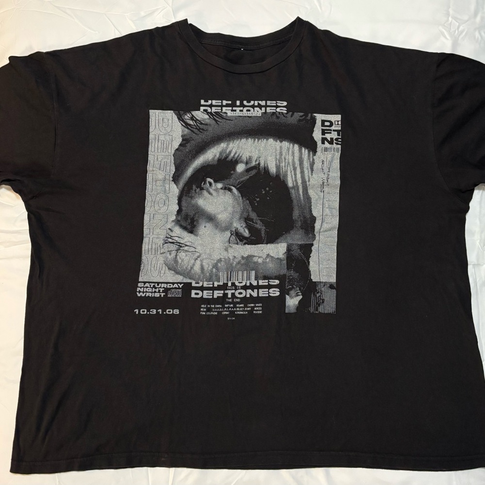 Def Tones Black Graphic T-Shirt 3-4XL